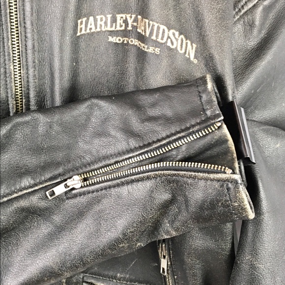 🏍HARLEY-DAVIDSON, Leather Jacket, XL - Picture 3 of 9